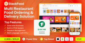StackFood Multi Restaurant App